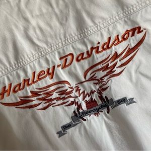 harley davidson button down